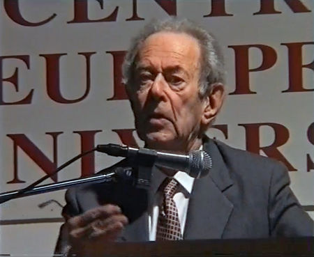 János Kornai awarded Honorary Doctorate by CEU (HU OSA 203 Records of CEU)