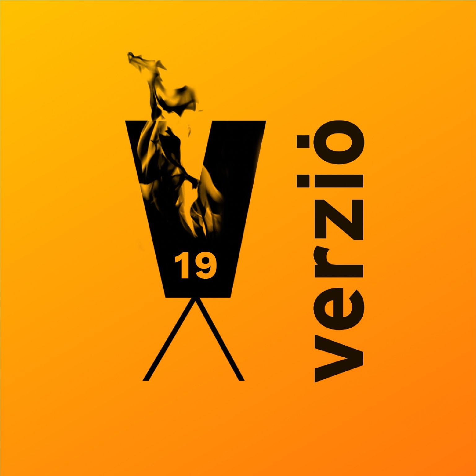 Logo of the 19th Verzió Human Rights Documentary Film Festival