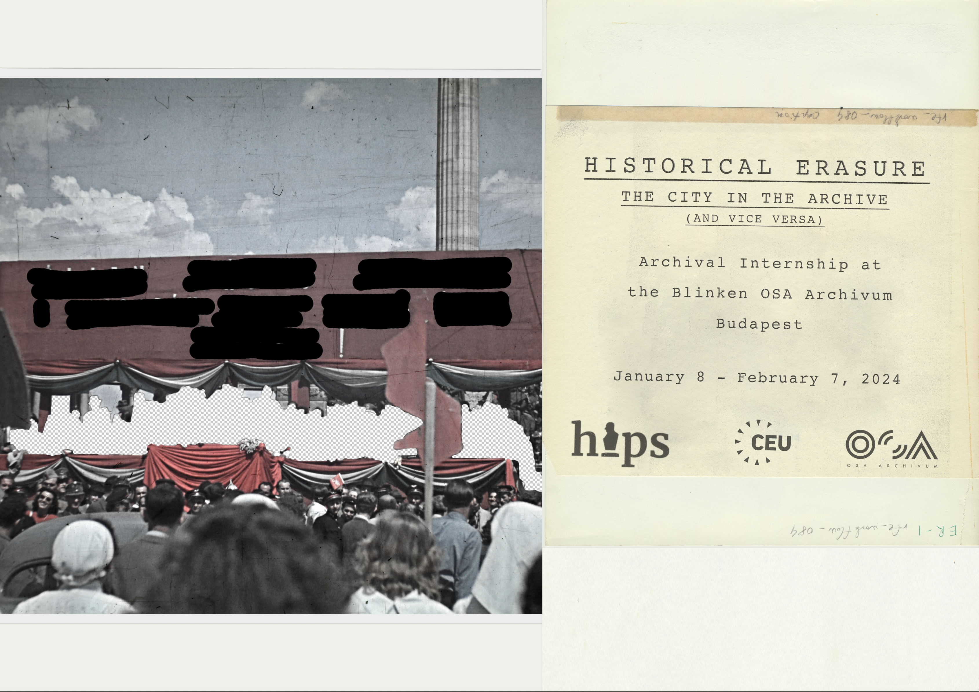 Making Public History – HIPS Internship Wraps up at the Blinken OSA Archivum 